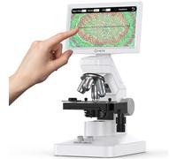 Opqpq ODM401 Max Microscopio digitale con touch screen e misurazione, microscopio biologico wireless per studenti adulti, USB e HDMI, campo elettronico per scienze educative per laboratori, aule
