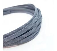 OPQWAPECE Manicotto for cavo intrecciato da 10 m 3-40 mm; Guaina isolata in nylon con copertura espandibile in PET for la protezione 'avvolgimento del filo(Grey,3mm x 10meter)