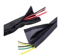 OPQWAPECE Organizzatore for manicotti for cavi da 10 mm-100 mm; PET/PVC/Nylon impermeabile riutilizzabile con nastro adesivo for protezione cavi(Waterproof,I D 16mm,5M)