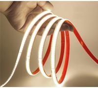 OPQWAPECE Striscia LED COB da 0,5-40 m CA 220 V | 240 LED/m, driver integrato, impermeabile IP65, tagliabile a 10 cm, luce for arredamento(17m,NATURAL WHITE_AC 220V)