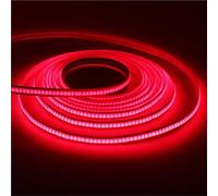 OPQWAPECE Striscia LED COB USB 5V | Larghezza 3MM/5MM/8MM, Giallo/Blu ghiaccio/Verde/Bianco, Nastro flessibile for l'arredamento della casa(Width 3MM,RED_0.5M)