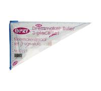 Opry 10119 set di righelli sartoriali, bianco, taglia unica, 3 conti