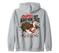 Ops, Ho Un Altro Albero, Divertente Oca Natalizia Felpa con Cappuccio