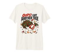 Ops, Ho Un Altro Albero, Divertente Oca Natalizia Maglietta Premium