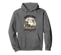 Ops, ho un'altra pianta, anatra, giardinaggio Felpa con Cappuccio