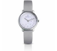 OPS OROLOGIO OPSOBJECTS BOLD FLOWER SILVER PU DONNA OPSPW-553