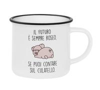 OPS - Tazza Maialino, Tazza Personalizzata con Stampa e Frase, Idea Regalo Originale per Natale, Compleanno o Altre Occasioni, Confezione Regalo Inclusa, Capacità 325 ml, 12,5 x 8,2 x 9,7 cm