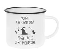 OPS - Tazza Panda, Tazza Personalizzata con Stampa e Frase, Idea Regalo Originale per Natale, Compleanno o Altre Occasioni, Confezione Regalo Inclusa, Capacità 325 ml, 12,5 x 8,2 x 9,7 cm