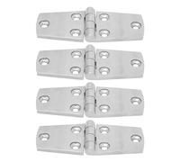 OPSDKVKS 4 Cerniere per Porte Marine da 102 x 38 mm, Cerniera per portellone di Barca in Acciaio Inossidabile per Yacht, Design Senza Soluzione di continuità a Montaggio a Filo, Cerniera in