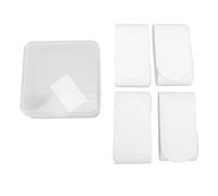 OPSDKVKS 4 Pezzi di Nastro Protettivo per Telaio di Racchetta, Nastro Protettivo per la Testa della Racchetta da Tennis, Adesivo Leggero in PU per Avvolgere la Testa della Racchetta Senza r