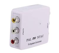 OPSDKVKS Convertitore per video TV PAL NTSC SECAM a NTSC PAL HD 1080P, adattatore per commutatore di TV mini bidirezionale, elaborazione avanzata del segnale con risoluzioni di colori di