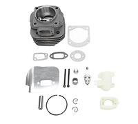 OPSDKVKS Kit di guarnizioni per Candela da Cilindro da 52 mm di Ricambio per Motosega 266XP, Gruppo Cilindro a Montaggio Diretto con Costruzione in Lega di Zinco per Prestazioni a