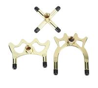 OPSDKVKS Testa per Ponte da Biliardo 3 Pezzi, Testa per Stecca da Biliardo Riutilizzabile in Lega di Alluminio, Posizioni Multiple per scatti meravigliosi, Compatibile con la Maggior Parte