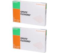 Opsite Flexigrid 10cm x 12cm 2x10 pz Compresse rivestite con film