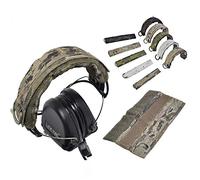 OPSMEN Earmor Tactical Advanced Modulare Headset Cover Molle Fascia per Cuffie Tattiche Generali Paraorecchie Accessori per Cuffie (TAN)