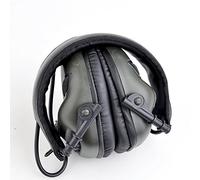 OPSMEN Paraorecchie di protezione dell'udito elettronico con ingresso AUX Serie M31 Rimuove il rumore dannoso dai colpi e amplifica i suoni di basso livello (verde)