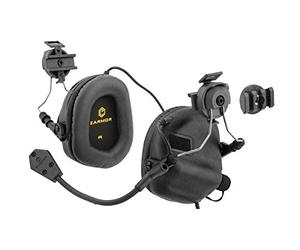 OPSMEN Tactical Earmor M32H Cuffie Elettroniche per Caschi FAST (nero)