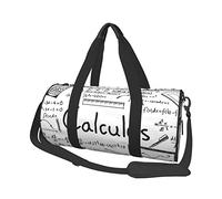 OPSREY Borsone da viaggio con stampa di maiale carino di grande capacità, borsa rotonda da viaggio sportiva, Calcolo geometrico matematico, Taglia unica