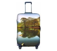 OPSREY Leaves1 - Manicotti per bagagli da viaggio, in spandex, lavabili, per bagagli da 45,7 a 81,3 cm, Parco nazionale del Lake District, Medium