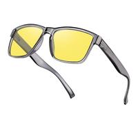 Opssaker Occhiali Guida Notturna Polarizzati Antiriflesso Occhiali Lenti Gialle per Uomo Donna Guida