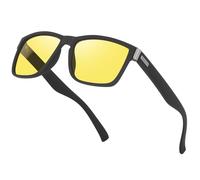 Opssaker Occhiali Guida Notturna Polarizzati Antiriflesso Occhiali Lenti Gialle per Uomo Donna Guida