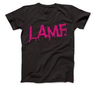 OPTE 11 LAMF L.A.M.F As Worn By Johnny Thunders T-Shirt Cotton BlackXX-Large