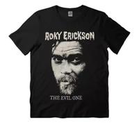 OPTE 11 Roky Erickson The Evil One 1981 Style Tee ShirtBlackXL