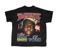 Opte Notorious Big T-Shirt Double Printed BlackXX-Large