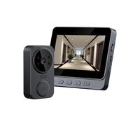 OPTEPYOE Questo videocitofono è dotato di uno schermo IPS HD da 4,3 pollici e di funzionalità interfono bidirezionale.