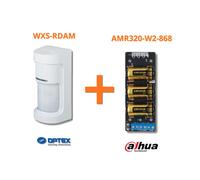 Optex PIR da esterno con copertura a 180 gradi con AM + Modulo Dahua WXS-RDAM