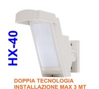Optex sensore esterno antifurto doppio infrarossi filare 12m 85° H.3 - HX-40