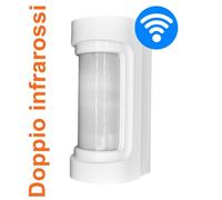 Optex sensore esterno wireless doppio PIR 12m 90° - VXS-RAM (W)