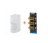 Optex sensore infrarosso esterno allarme 180 gradi wireless + Modulo Dahua