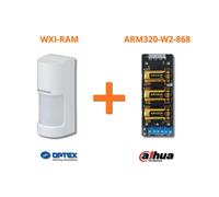 Optex sensore infrarosso esterno allarme 180 gradi wireless + Modulo Dahua ARM32
