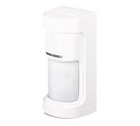 Optex WXS-DAM Rilevatore Doppia Tecnologia (4 PIR + 2 MW) Da Esterno Copertura 180 Gradi 12 Metri Cablato Bianco