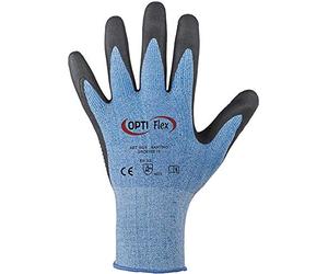 OPTI FLEX*HANTING* - 12 paia di guanti in schiuma di nitrile/poliuretano, colore: blu/nero