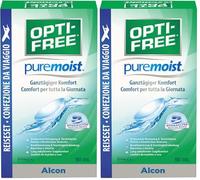 Opti-Free PureMoist soluzione per lenti a contatto | confezione da viaggio |1 x 90 ml