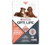 Versele-Laga Opti Life Adulto Cura della pelle Medium&Maxi con Salmone 12,5kg x2