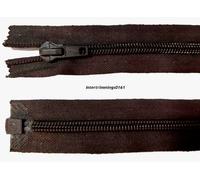 Opti Zip, Marrone, 23 "/ 58.5CM, Denti Nylon, Aperto End, Nessun 5