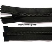 Opti Zip,Marrone Scuro,20 "/ 51CM & 23 "/ 58.5CM,Denti Nylon,Aperto End,No 5