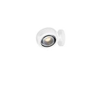 LOOM DESIGN Applique a LED Optic, bianco, alluminio, Ø 12 cm LOOM DESIGN