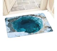 Optical 3D Illusion Rug - Modern Floor Decor Mat | Comfortable Fiber Construction with Anti-Skid Base, Indoor Use in Living Rooms, Bedrooms, Entryways, or Offices