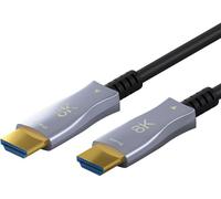 Optical Hybrid Ultra High Speed HDMI⢠Cable with Ethernet (AOC), 30 m, black - high-speed cable, 8K @ 60 Hz/ 4K @ 120 Hz,