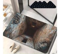 Optical Illusion Rug, 3D Rugs Optical Illusion, Rugs That Look Like A Hole with Secure Non-slip, Funny 3D Carpet To Prank (C,15.8 * 23.6in)