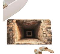 Optical Illusion Rug | Creative Non-Slip Funny Home Decor - 3D Carpet Optical Illusion Rug Hole, Comfortable For Living Room Bathroom Kitchen Entrance Floor Apartment Farmhouse Office Indoor Outdoor