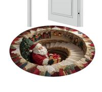 Optical Illusion Rugs - Tappeto antiscivolo realistico, per interni, 78,7 x | Tappeto da bagno natalizio per il giorno del Ringraziamento, per interni ed esterni, soggiorno, bagno, vacanze, Halloween