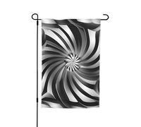 Optical Spin Illusion Print 30,5 x 45,7 cm portico tutte le stagioni bandiere all'aperto decorazione cortile bandiera patio decorazione cortile