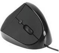 OPTICAL USB MOUSE 1600 DPI ERGO RIGHT HANDED BLACK