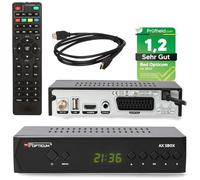Opticum Decoder Satellitare HD e Lettore Multimediale per TV SBOX - Decoder TV Full HD 1080p DVB-S/S2 - Cavo HDMI Anadol Incluso