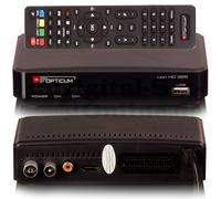 Opticum HD Ax Leone 3 DVB-T2 A.265 Hevc Ricevitore Fullhd USB HDMI DVBT2
